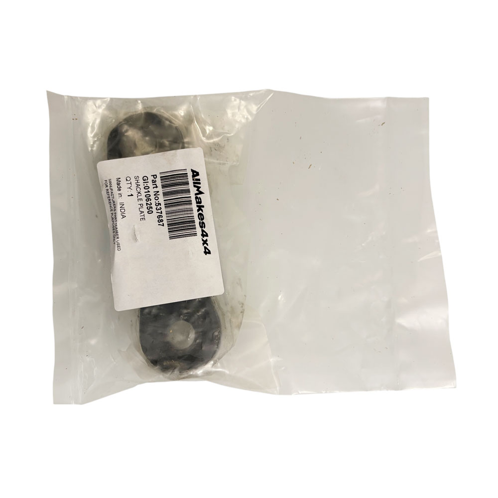 Tapped Shackle Plate Front UNF 537687